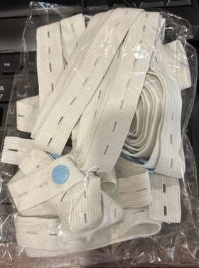 Medline 705353612428 New 12 Pc Fabric Catheter Leg Bag Holders Straps For Urinary Drain W Button