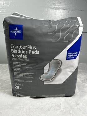 Medline 888277346713 Contour Plus Bladder Pads 28ct - New Sealed