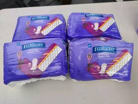 Medline 888277677954 4 Bag Fitright Adult Incontinence Bladder Pads Leak Stop Size Regular. #40