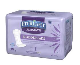 Medline 888277677961 Fitright Activeedge Bladder Pads - Regular Size Ultimate Absorb 120 Count