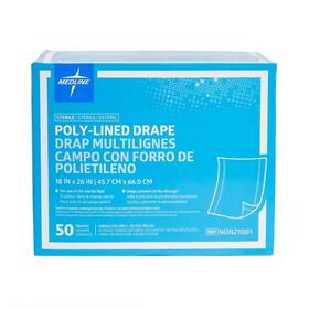 Medline 991062106925 Disposable Drapes 18 X 26 Inches 50ct