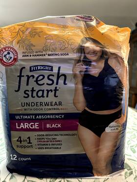 Ahb505z Medline Fitright Fresh Start Urinary And Postpartum Incontinence Underwear For Women La