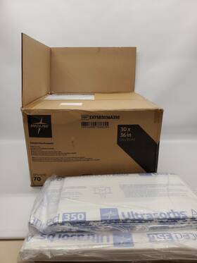 Ewvn007d18 Medline Underpads - 30x36 70 Ct -disposable Bed Pads Sealed