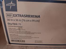 Extrsrb3036a Medline Ultrasorbs Advanced Extra Strength Underpad 30 Inch X 36 70 Count Super