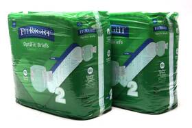 2x20pc Medline Frsu2 2pk Fitright Optifit Stretch Ultra Brief L/xl