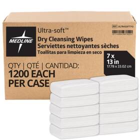 Medline Industries Healthcare 445005396360 Ultrasoft Dry Baby Wipes Gentle Disposable Cleansing Cloths 1 200 Cou