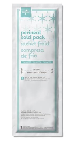 Mds138055h Medline Perineal Cold Packs For Postpartum Care Absorbent Pad Is 4.5 Inch X 14.25