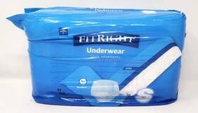 Ms23000 Medline Fitright Ultra Adult Underwear Briefs Small 20 Inch -28 In 22 Count