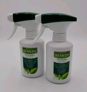 Msc092308 Medline Remedy Phytoplex Sensitive Skin Cleansing Body Lotion Spray 8oz. Lot Of 2