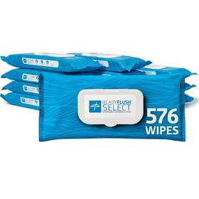 Msc263840 Medline 12 Packs Readyflush Select Flushable Wipes 576 Unscented