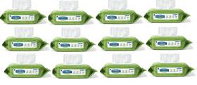 Msc263954-cs Medline Fitright Aloe Unscented 1200 Ct Personal Wipes 8x10 12pks 100shts Each