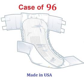 Msc74600d Medline Disposable Incontinence Briefs Size Medium By Case Of 96