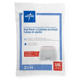 Msc86700 Medline Premium Washable Knit Pants 2pk 3xl