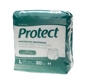 Medline Mso-msc13505az Protect Extra Protective Underwear Large Pack Of 20