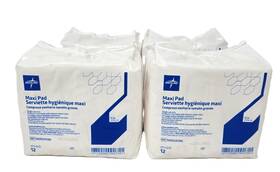 Non241286 Medline Maxi Hygenic Maximum Absorbency Sanitary Pads 12 Count - 4 Pack