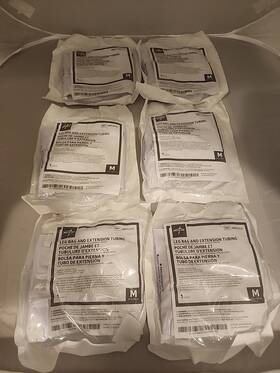 Uro12575 Medline 6 Packages Leg Bag Ref With Twist Valve 20 Oz/600 Ml Free Ship