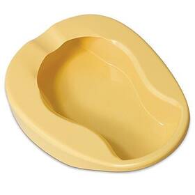 Medpro 775757606453 Durable Conventional Plastic Bed Pan With Contoured Shape For Added Comfort