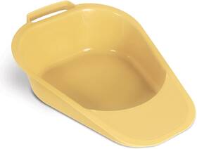 Medpro 775757606521 Fracture Easy Clean Portable Bed Pan With Plastic Guard And Built-in Handles
