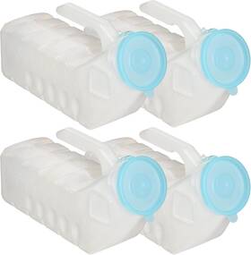Medvance 445018394322 Medvance- Urinals For Men 1000ml With Glow In The Dark Spill Proof Pop Cap Lid