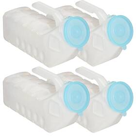 Medvance 810042270503 Urinals For Men 1000ml With Glow In The Dark Spill Proof Pop Cap Lid Plast