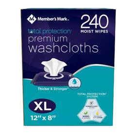 Member S Mark 078742248684 Members Adult Washcloths 240 Count 2 Pack