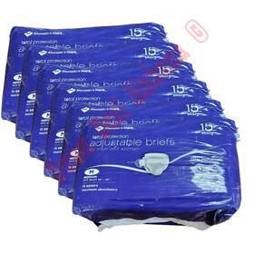 Members Mark 086679431987 90 Total Protection Adjustable Briefs For Men/women 26-48 Inch Waist