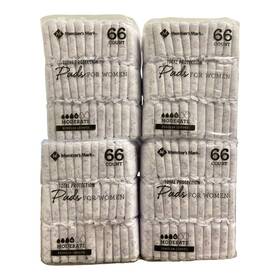 990078678 Members Mark Total Protection Pads For Women Moderate Regular Length 264 Ct