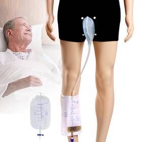 Mesinurs 419391819269 Male Urine System Holder Bag - 500ml Mens Urinal Pee Incontinence Pants
