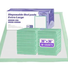 Mildplus 716032202090 Disposable Bed Pads 36ftft X Heavy Duty Underpads Extra Large Incontinence