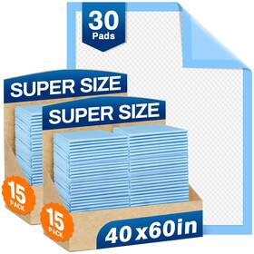 Mildplus 716032688955 Bed Pads 40 Inch X60 Disposable Chucks For Adults Extra Large Underpads With