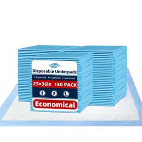 Mildplus 754187597531 Disposable Pads 23 Inch 36 150pcs Moderate Absorbent Underpads Incontinence Be
