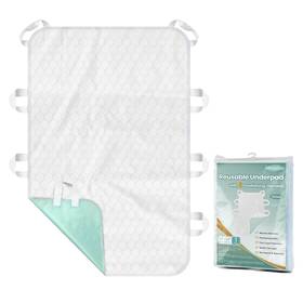 Mildplus 754460970389 Washable Bed Pads With 8 Sturdy Handles 34 Inch 52 Extra Large Reusable Underpad