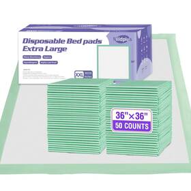 Mp-36x36-heavy-30 Mildplus Disposable Bed Pads 36ftft X Heavy Duty Underpads Extra Large Incontinence