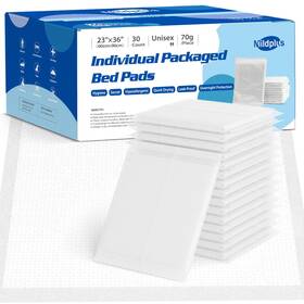 Mpads-23x36-30 Mildplus 23 Inch X36 Individually Wrapped Premium Disposable Pad Heavy Duty 70 Grams Under