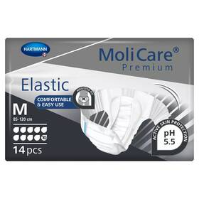 165672 Molicare Premium Elastic 10d Incontinence Brief M 14 Ct