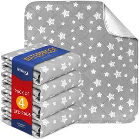 H329 Moonsea Waterproof Bed Pads Washable Reusable Incontinence For Kids Adults El