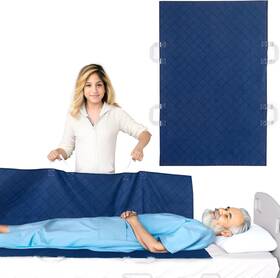 Sd342 Moonsea Positioning Bed Pad With 4 Handles 34 Inch X52 Waterproof Incontinence Navy Sd342 Moonsea Positioning Bed Pad With 4 Handles 34 Inch X52 Waterproof Incontinence Navy