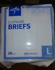 Msc202lg Medline Clothlike Briefs-size Lg