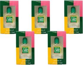 53434 Musk Skin Perfume Oil 0.5 Ounce/15ml For Women Pack Of 5