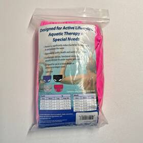 My Pool Pal 603811201187 New Adult Swim Diaper Cover Medium Reusable Pink Brief Special Needs