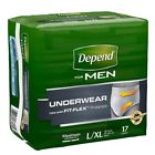 N-a Depend Men Underwear Super Plus 0036000198423