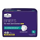 Na Members Mark Unisex Briefs Large Ct Member 078742105888