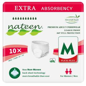 Nateen 717025871293 Flexi Plus Adult Incontinence Underwear Unisex Overnight Pull Up