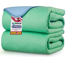 2132655 Nhwnhw 2pack Washable Bed Pads For Adults Waterproof Positioning Underpads With 8 Re