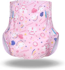 G-da02p-l No Printed Diaper Underwear Large Overnight Diapers With Tabs