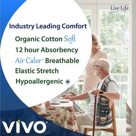 M2-vbo12-dxl-44 No Organic Cotton Overnight Sensitive Skin Incontinence Diaper