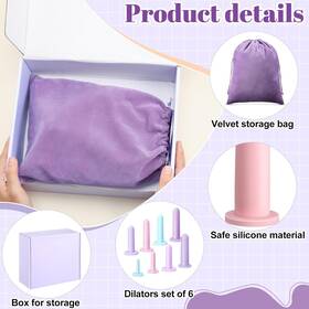Zun0316 No 8 Pcs Silicone Pelvic Floor Strengthening Device Fitness