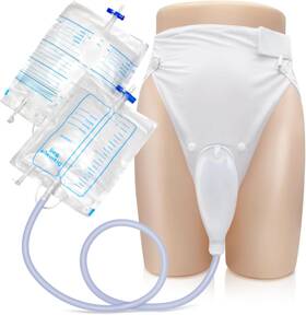 Norbeng 313053216213 Catheter For Men Urine Collection Bag Elderly Male Age 80 Reusable Por
