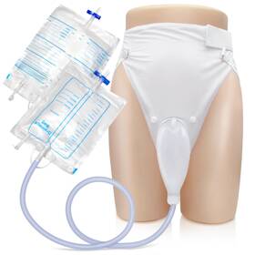 Nb-002 Norbeng Catheter For Men Urine Collection Bag Elderly Male Age 80 Reusable