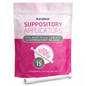 Nutrablast 644766056637 Disposable Suppository Applicators 15-pack 15 Count Pack Of 1